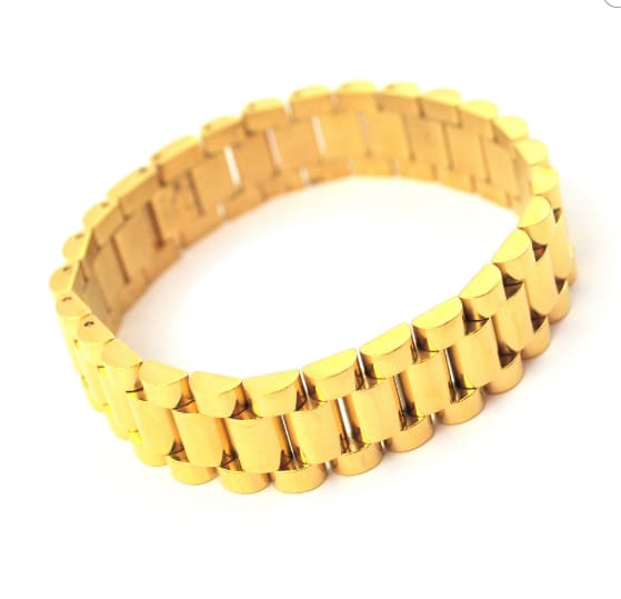 MEN BRASLTE gold colour